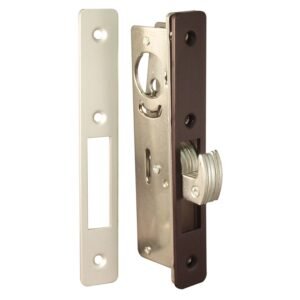 LSDA HOOKBOLT 1-1/2" BACKSET WITH ALUMINUM & DARK BRONZE FACEPLATE 105120 - 1820H112