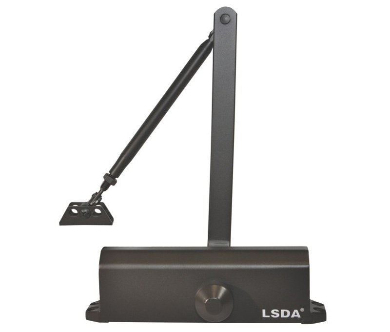 LSDA GRADE 1 DOOR CLOSER ADJUSTABLE 1-4 WITH BACKCHECK TRI PACK DARK BRONZE 082793 - DC6124BC DU