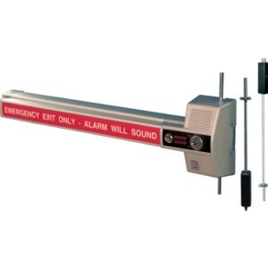 DETEX ALARMED DEADBOLT PANIC DEVICE 3 POINT LOCKING - ECL230X TDB