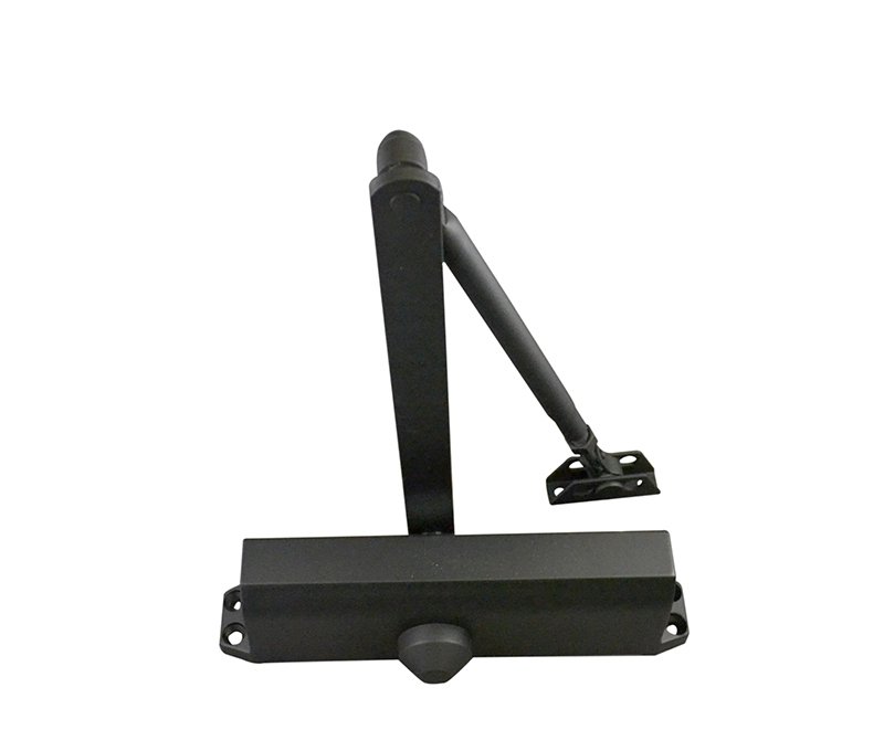 LSDA GRADE 1 DOOR CLOSER ADJUSTABLE 1-4 WITH BACKCHECK TRI PACK BLACK 186237 - DC6124BC BLK